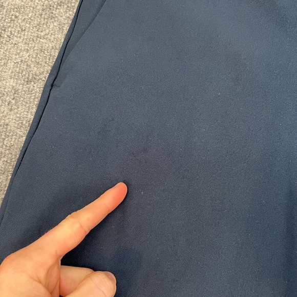 Lululemon Mens 34x27 True Navy ABC Slim-Fit Trouser Pant Warpstreme LM5AQYS - Picture 4 of 13